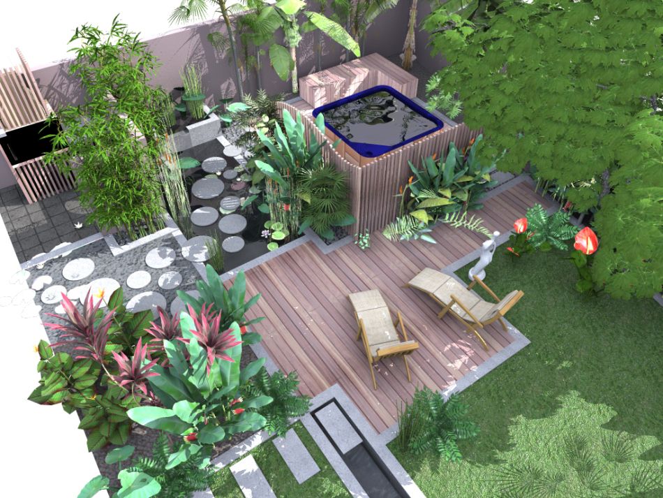 amenagement jardin a la reunion
