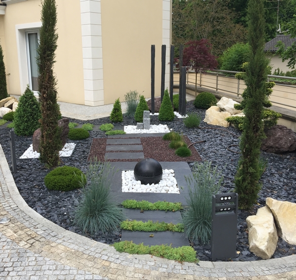 amenagement jardin ardoise