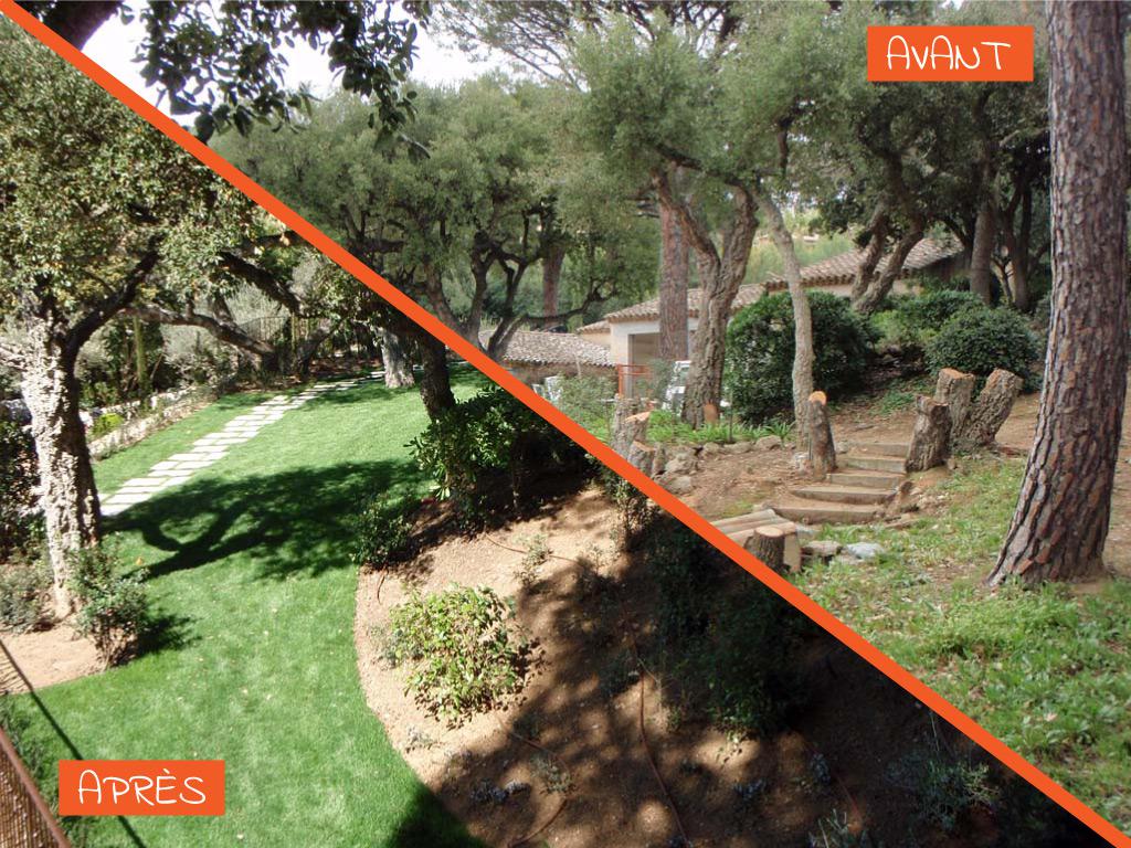 amenagement jardin restanque