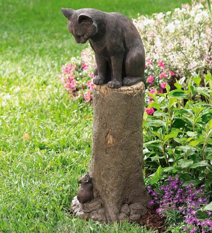 decoration exterieur chat