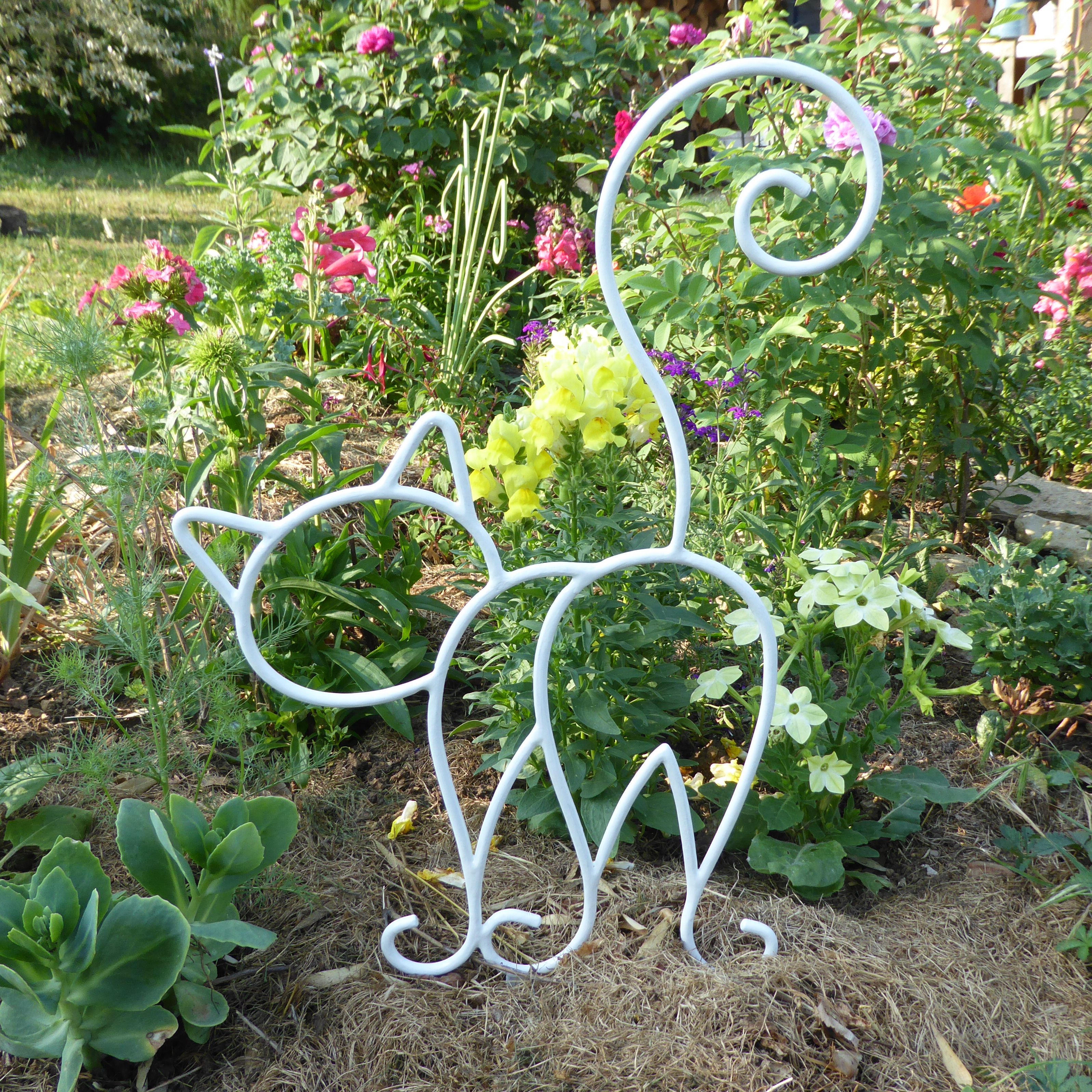 decoration exterieur chat