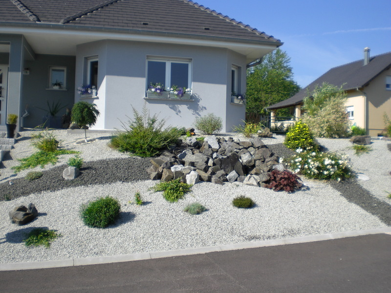 decoration exterieur gravier