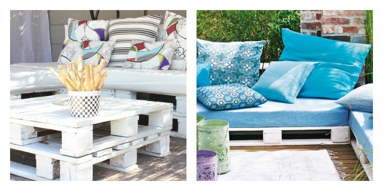 decoration exterieur turquoise