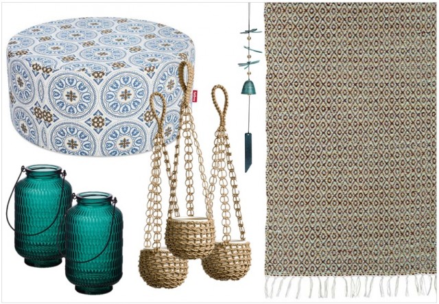 decoration exterieur turquoise