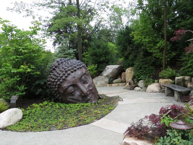 decoration jardin bouddha
