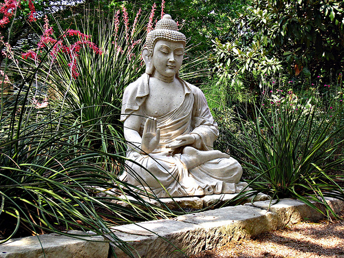 decoration jardin bouddha