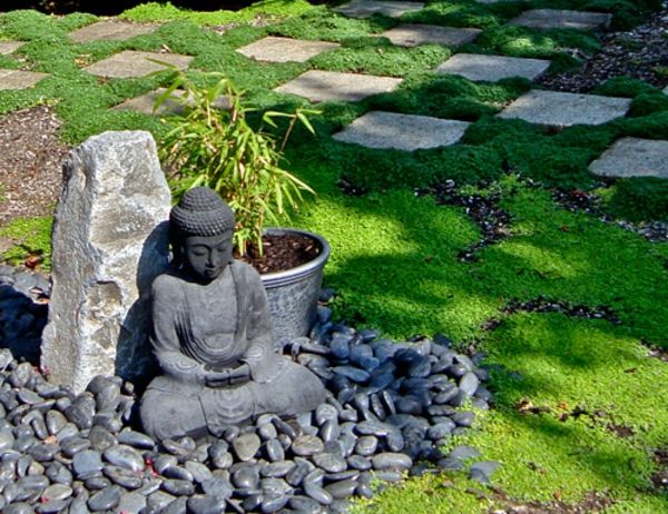 decoration jardin bouddha