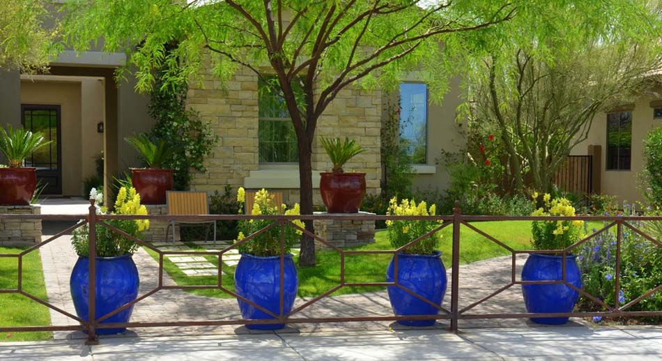 decoration jardin couleur