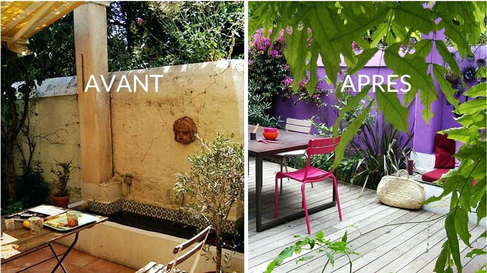 decoration jardin couleur
