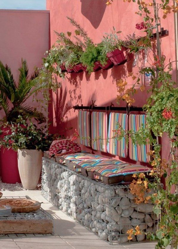 decoration jardin couleur