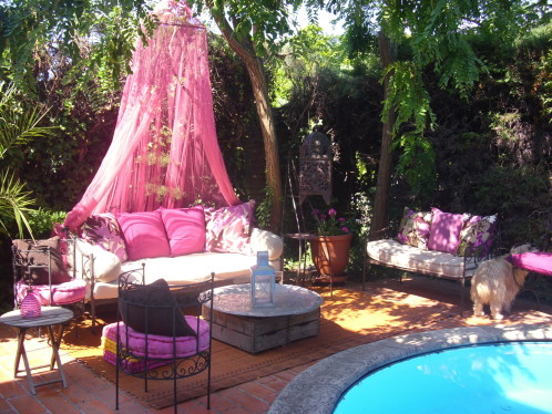 decoration jardin couleur