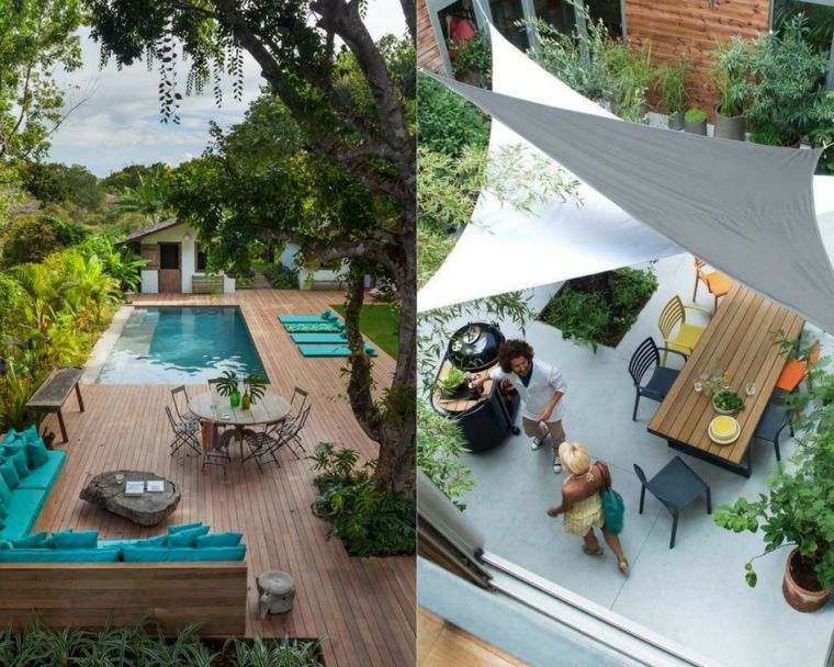 decoration jardin de terrasse