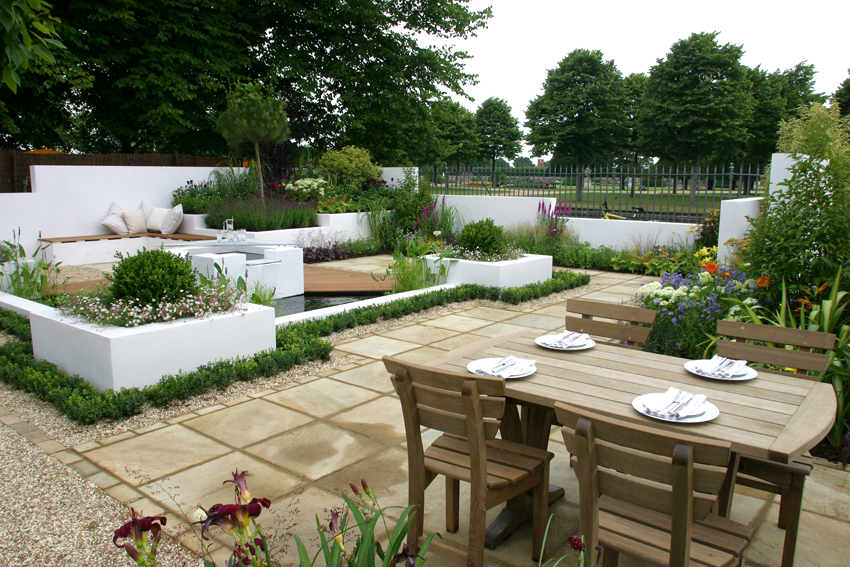 decoration jardin de terrasse