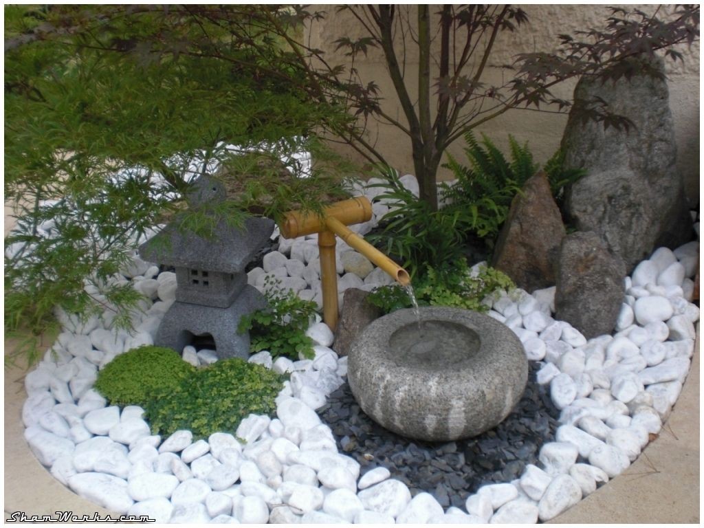 decoration jardin japonais miniature