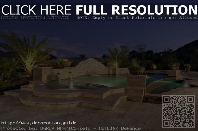 decoration jardin piscine