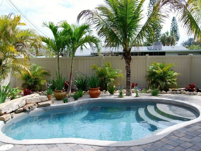 decoration jardin piscine
