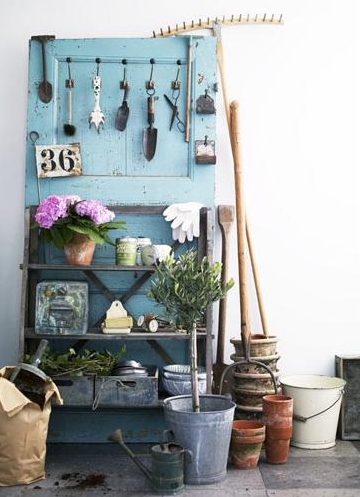 decoration jardin vintage