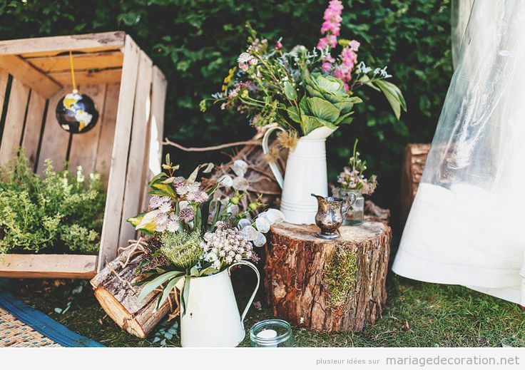 decoration jardin vintage