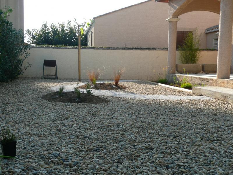 idee jardin avec gravier