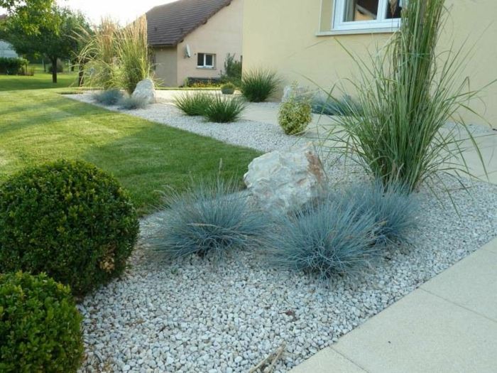 idee jardin avec gravier