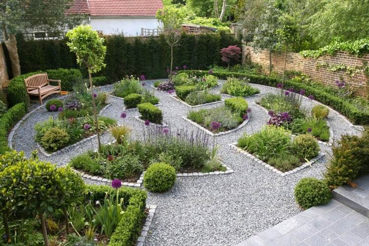 idee jardin avec gravier