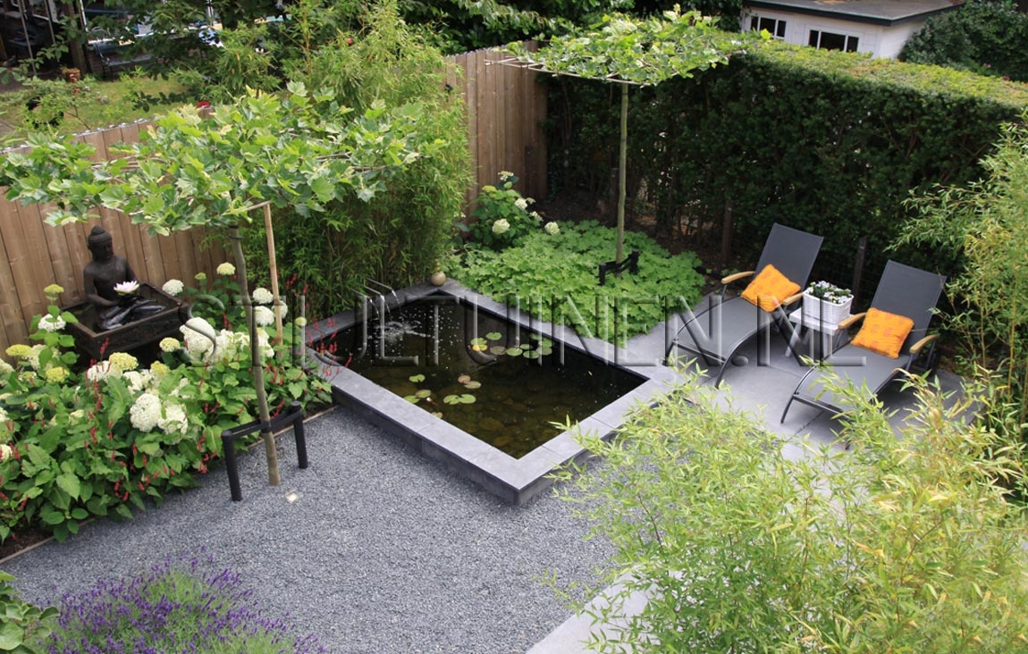 idee jardin avec petit bassin